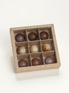 Pralinenbox 9er-Nussig
